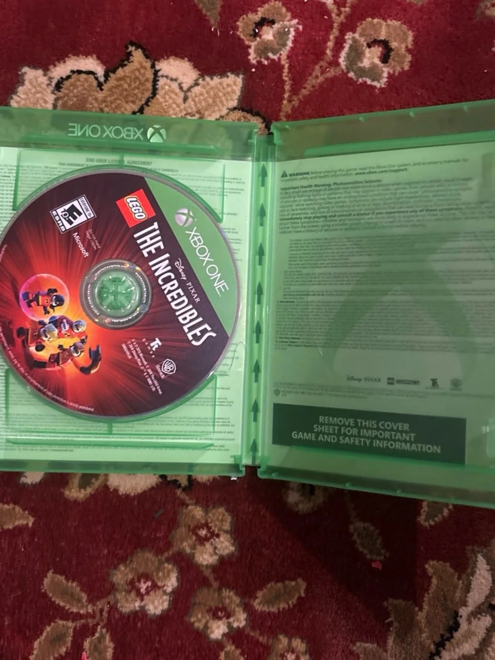 Lego The Incredibles Xbox One Game - Red, Yellow, Black, Green
